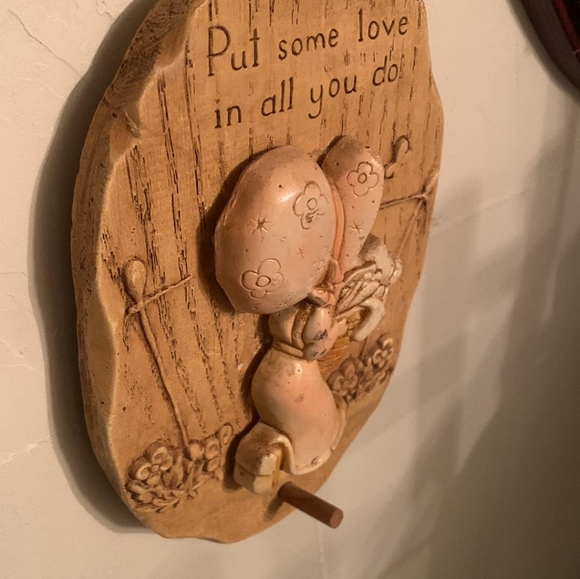 Holly Hobbie Vintage Plaque With Hanging Nub - Picture 3 of 7